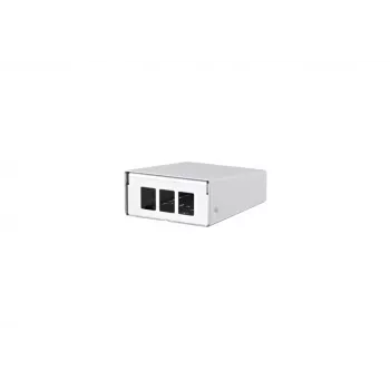 Caixa Keystone AP Metz Connect 3 portas branco puro, sem tampa