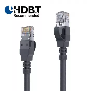 PureLink AVIT Media Series Cabo de rede CAT 6a SFTP RJ-45 (macho) para RJ-45 (macho) 25 m preto LSZH