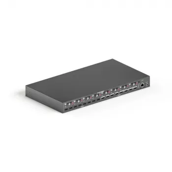 PureLink PureTools PT-MA-HD88DA - Matriz HDMI 8x8, 4K@60Hz, HDCP 2.2, 18 Gbps, extração de áudio, montável em rack
