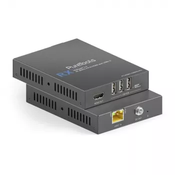 PureLink recetor HDBaseT HDMI e USB 2.0 - 3.0 - 4K 60Hz 4:4:4 USB 2 - digital/dados - digital/ecrã/vídeo