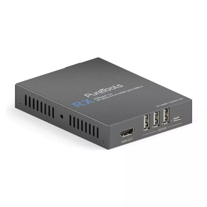PureLink recetor HDBaseT HDMI e USB 2.0 - 3.0 - 4K 60Hz 4:4:4 USB 2 - digital/dados - digital/ecrã/vídeo