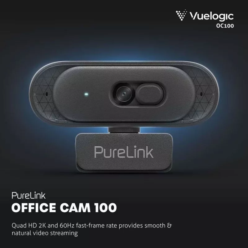 PureLink Webcam para home office, streaming ao vivo e ensino à distância (VL-OC100)