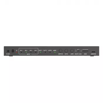 PureLink Comutador HDMI 2.1 4x1 - 48Gbps - 8K 60Hz 4:2:0 12-bit Audio De-Embedding e KVM - 4 portas