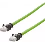 Metz Connect Cabo de patch CAT 6a S/FTP 1 m verde baínha PUR