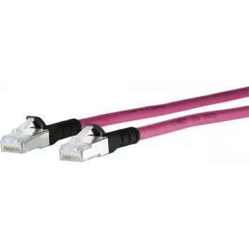 METZ CONNECT 130845A002-E Cabo de rede 10 m Cat6a S/FTP (SF/UTP) RJ45 magenta
