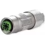 METZ CONNECT Conector fêmea M12 D-codificado IP67 para montagem em campo (MMF881A115)