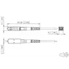 METZ CONNECT 1509QKEA002C-E Pigtail SC/PC OS2 monomodo 2 m verde 20 unid.