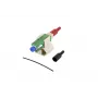 METZ CONNECT 1509QAEA0010-E Conector de montagem em campo SC OS2 monomodo verde 10 unid.