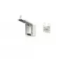 METZ CONNECT 1309471002KI Caixa de encastrar com tampa basculante e fechadura, branco puro