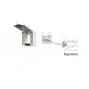 METZ CONNECT 1309471002KI Caixa de encastrar com tampa basculante e fechadura, branco puro