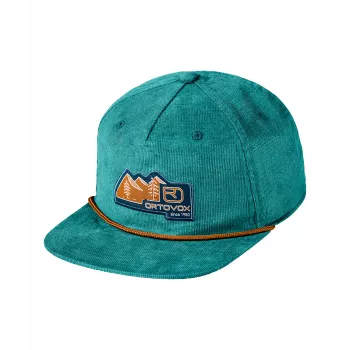 Boné com emblema vintage Ortovox - Pacific Green, tamanho M