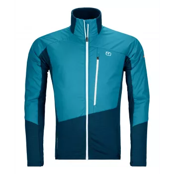 Ortovox Westalpen Swisswool Hybrid Jacket - Mountain Blue - Tamanho M