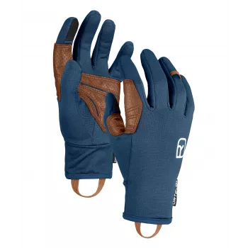Ortovox Fleece Light Luva - Deep Ocean - Tamanho L