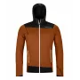 Sweatshirt com capuz Ortovox Fleece Light - homem, corte atlético, mistura de lã merino