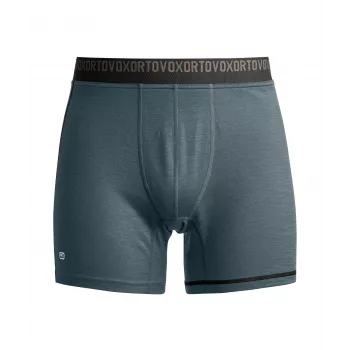 Ortovox 185 Rock N Wool Boxer cuecas térmicas - Dark Arctic Grey, tamanho S