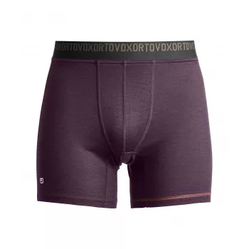 Ortovox 185 Rock N Wool Boxer - Dark Wild Berry - tamanho S