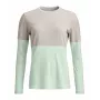Camisola térmica de manga comprida Ortovox 185 Rock N Wool para mulher - White Tea, tamanho L