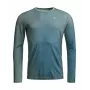 Ortovox 185 Rock'N'Wool Print LS base layer - AOP Green Sage, tamanho M