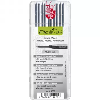 Pica DRY Refills grafite 2B 2,8mm 120mm 10 minas