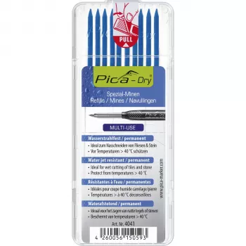 PICA-MARKER Pica DRY Refills azul - 10 minas, 2,8 mm, 125 mm