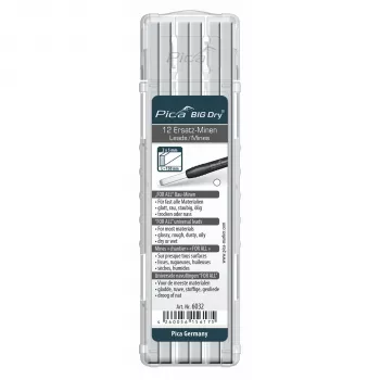 Conjunto de minas Pica BIG DRY FOR ALL branco - 12 minas