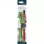 Conjunto de suporte de lápis Pica com afia-lápis integrado Pocket Bundle preto e grafite PICA-MARKER