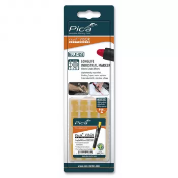 Recargas permanentes Pica VISOR amarelas (pack de 10) - SB