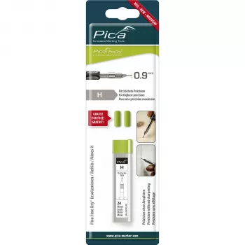 Recargas Pica Fine-Dry H - 10 minas de grafite 0,9 mm 125 mm
