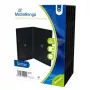 MEDIARANGE Retail Pack caixa de DVD dupla - caixa de vídeo DVD - capacidade: 2 CD/DVD - preto (embalagem de 5)