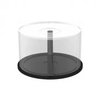 MEDIARANGE BOX42 caixa para spindle de discos - 50 discos - transparente - plástico - 120 mm - 1 unidade