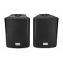 celexon 525-B Conjunto de altifalantes ativos 2 vias, 2 x 30 W RMS, com suportes de parede, preto (1000003398)