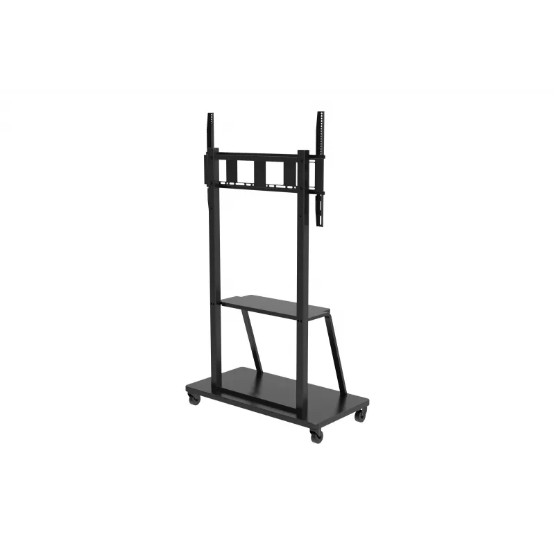 Celexon Economy 55110MP Suporte móvel de TV para ecrãs planos, aço lacado, preto mate, tamanho do ecrã 139,7-279,4 cm (55-110 polegadas)