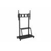 Celexon Economy 55110MP Suporte móvel de TV para ecrãs planos, aço lacado, preto mate, tamanho do ecrã 139,7-279,4 cm (55-110 polegadas)