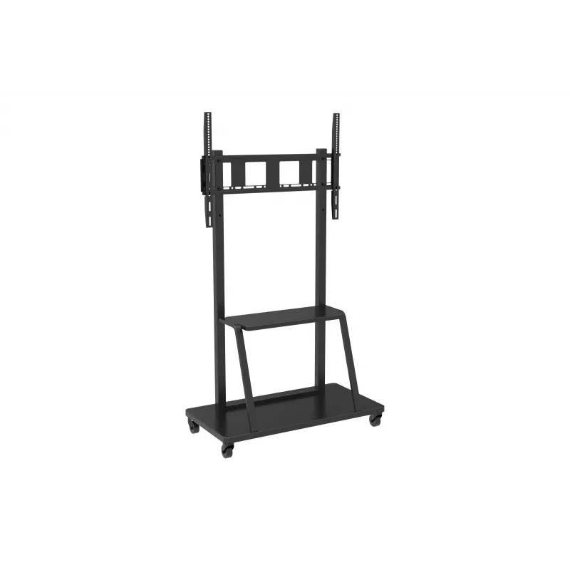 Celexon Economy 55110MP Suporte móvel de TV para ecrãs planos, aço lacado, preto mate, tamanho do ecrã 139,7-279,4 cm (55-110 polegadas)