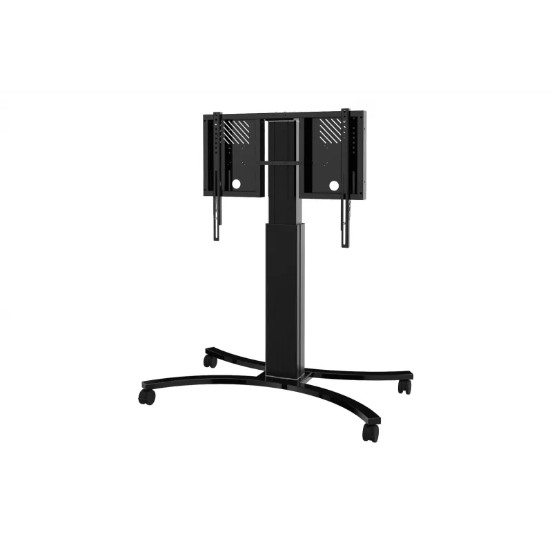 celexon Expert Adjust-4286MB Carrinho móvel para ecrãs de 42-86 polegadas, alumínio anodizado, preto (RAL 9005)