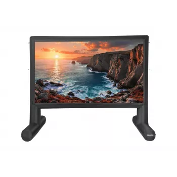 Ecrã de projeção insuflável para exterior Celexon Professional INF 100, 100 polegadas 16:9, área visível 222 x 125 cm, compatível com 4K-UHD