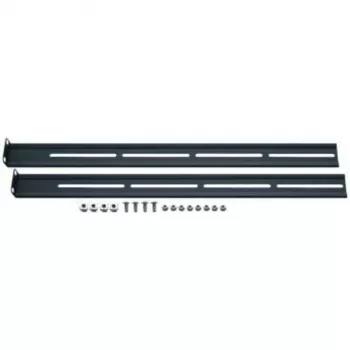 AIXCASE AIX-19K1UMR-B Conjunto de gaveta com teclado para rack - preto - 1U - 19 polegadas