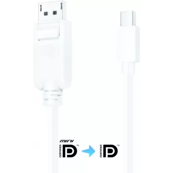 Purelink iSeries Cabo DisplayPort para Mini DisplayPort 1,5 m Branco Bloqueado (IS1100-015)
