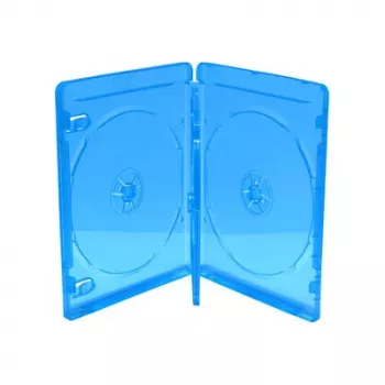 MEDIARANGE BOX38-3-30 Caixa Blu-ray - 3 discos - azul - transparente - plástico - 120 mm - RoHS