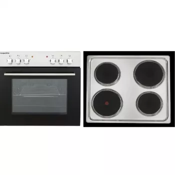 RESPEKTA EB 6000 SET IX N Conjunto de forno encastrável com placa vitrocerâmica, forno multifunções 66L, aço inoxidável