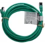 IT-BUDGET Cabo de rede Premium Full Copper - Flex AWG 26 - Cat.8.1 - 2000 MHz - isento de halogéneos - PoE+ - 40 Gbit - verde - 5 m