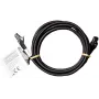 IT-BUDGET Cabo de rede Premium Full Copper - Flex AWG 26 - Cat.8.1 - 2000 MHz - isento de halogéneos - PoE+ - 40 Gbit - preto - 3 m