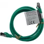 IT-BUDGET Cabo de rede Premium Full Copper - Flex AWG 26 - Cat.8.1 - 2000 MHz - isento de halogéneos - PoE+ - 40 Gbit - verde - 2 m