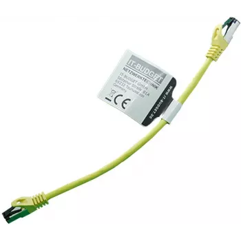 Cabo de rede Premium Full Copper IT-BUDGET - Flex AWG 26 - Cat.8.1 - 2000 MHz - sem halogéneos - PoE+ - 40 Gbit - amarelo - 0,5 m (90ITBFLEX81PK050Y)