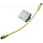 Cabo de rede Premium Full Copper IT-BUDGET - Flex AWG 26 - Cat.8.1 - 2000 MHz - sem halogéneos - PoE+ - 40 Gbit - amarelo - 0,5 m (90ITBFLEX81PK050Y)