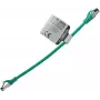 Cabo de rede Premium Full Copper IT-BUDGET - Flex AWG 26 - Cat.8.1 - 2000 MHz - sem halogéneos - PoE+ - 40 Gbit - verde - 0,5 m (90ITBFLEX81PK050GR)