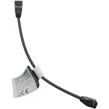 Cabo de rede Premium Full Copper IT-BUDGET - Slim AWG 28 - Cat.8.1 - 2000 MHz - sem halogéneos - PoE+ - 40 Gbit - preto - 0,50 m