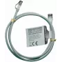 Cabo de rede Premium Full Copper IT-BUDGET - Slim AWG 28 - Cat.8.1 - 2000 MHz - sem halogéneos - PoE+ - 40 Gbit - cinzento - 1 m