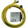 Cabo de rede Premium Full Copper IT-BUDGET - Slim AWG 28 - Cat.8.1 - 2000 MHz - sem halogéneos - PoE+ - 40 Gbit - amarelo - 3 m (90ITBSLIM81PK3Y)