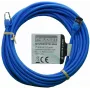 Cabo de rede Premium Full Copper IT-BUDGET - Slim AWG 28 - Cat.8.1 - 2000 MHz - sem halogéneos - PoE+ - 40 Gbit - azul - 5 m (90ITBSLIM81PK5B)